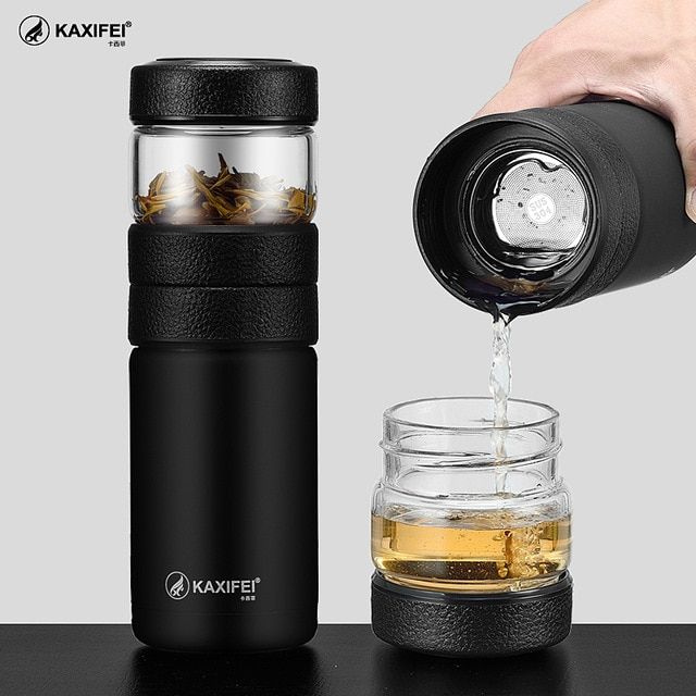 Glass Tea Infuser Thermo Bottle